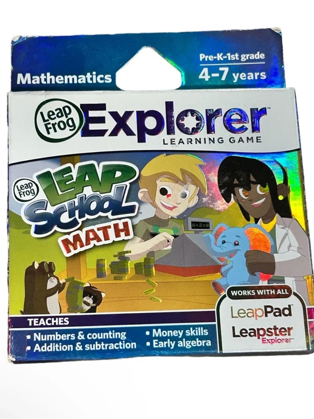 LeapFrog Explorer LeapSchool Math Learning Video Game